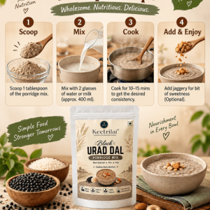 Black Urad Dal Porridge Mix - Image 3